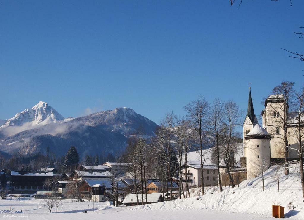 Biobergbauernhof Bergzeit Apartment In Goldegg Esterno foto